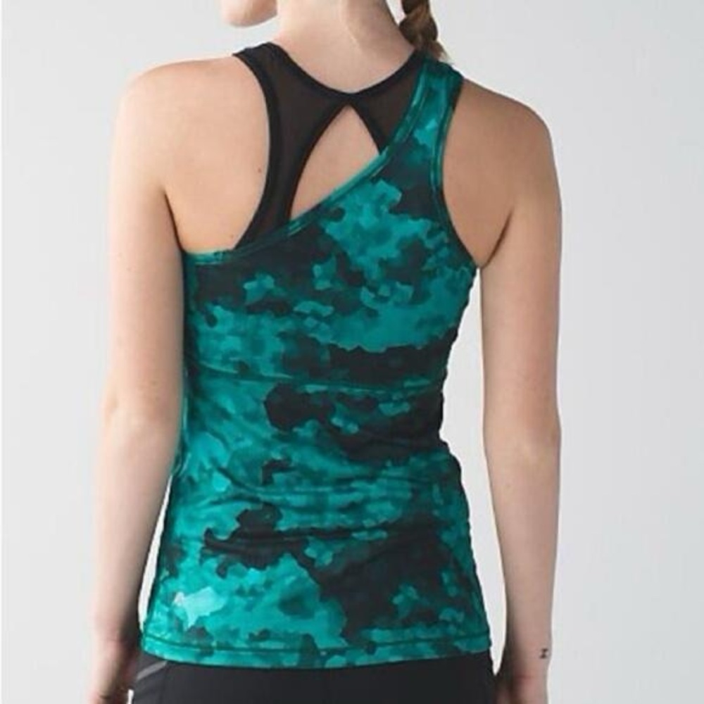 Lululemon Asymmetrical Single Shoulder Meshed Up Tank Size S